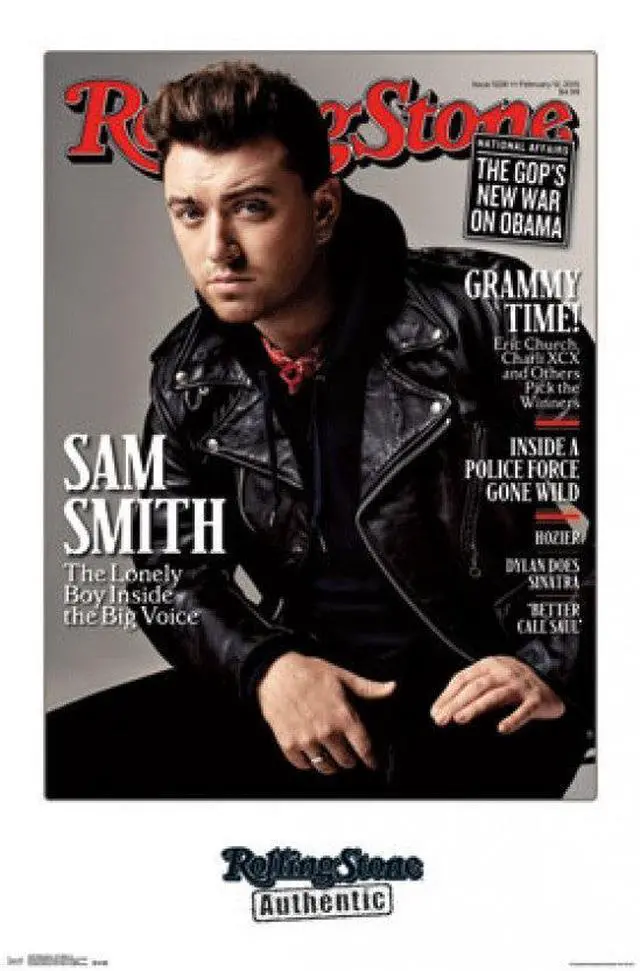 Main image of Rolling Stone - Sam Smith 15 Poster Print (24 x 36)