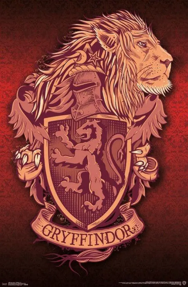 Main image of Harry Potter - Gryffindor Lion Poster Print (22 x 34)