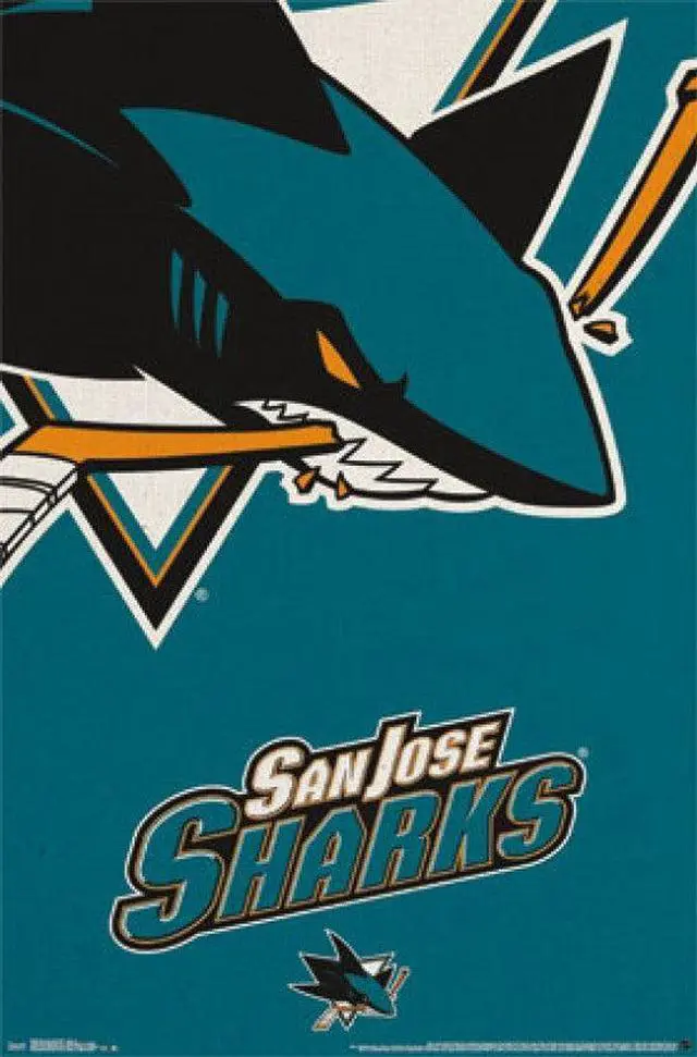 Main image of San Jose Sharks® - Logo 14 Poster Print (22 x 34)