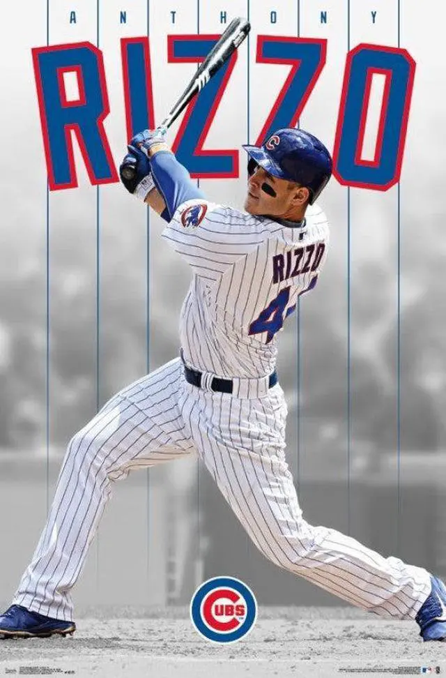 Main image of Chicago Cubs - Anthony Rizzo 16 Poster Print (22 x 34)