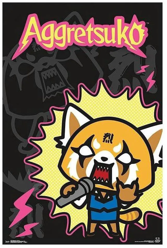 Main image of Aggretsuko - Rock Out Poster Print (22 x 34)