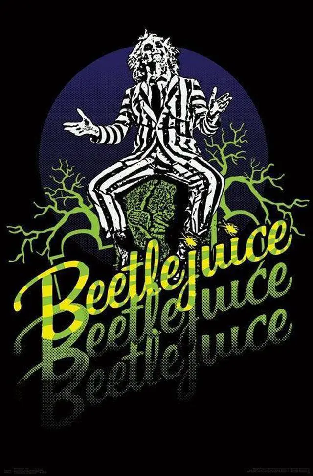 Main image of Beetlejuice - Neon Poster Print (22 x 34)
