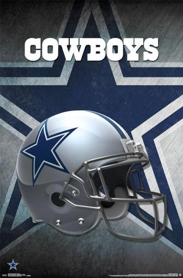 Main image of Dallas Cowboys - Helmet 16 Poster Print (22 x 34)