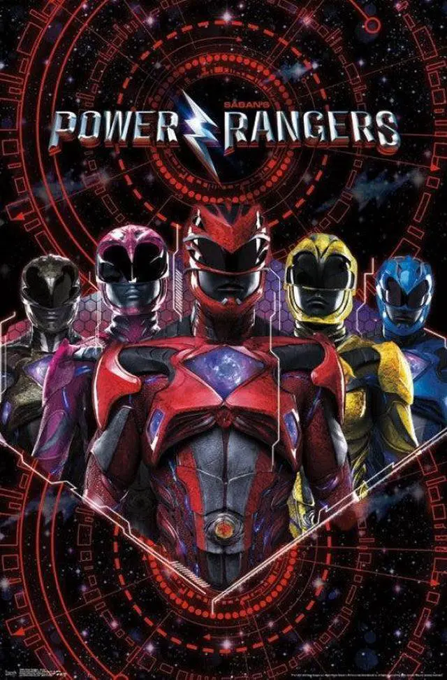 Main image of Power Rangers - Group Poster Print (22 x 34)