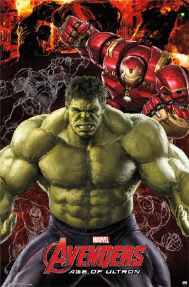 Main image of Marvel Avengers 2 Age of Ultron - Hulk Poster Print (24 x 36)