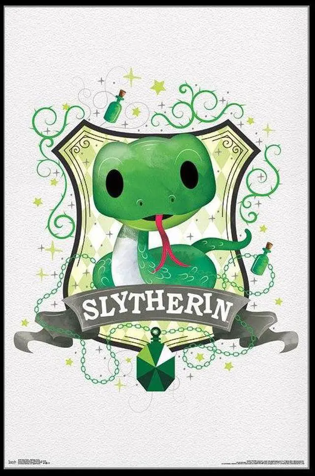 Main image of Harry Potter - Slytherin Charm Poster Print (22 x 34)