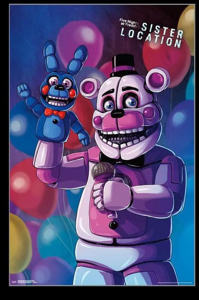 Main image of Five Nights At Freddy's Sister Location - Funtime Freddy Poster Print (22 x 34)