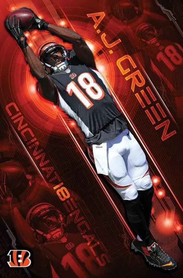 Main image of Cincinnati Bengals - A.J. Green 16 Poster Print (22 x 34)