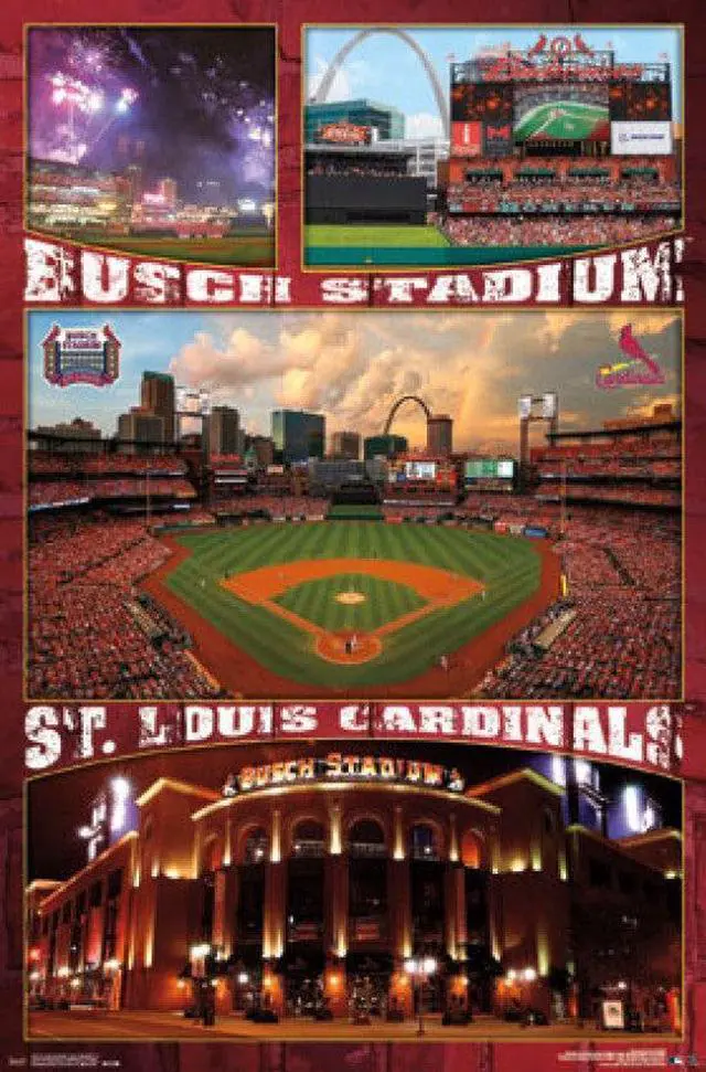 Main image of St. Louis Cardinals - Busch Stadium 16 Poster Print (22 x 34)