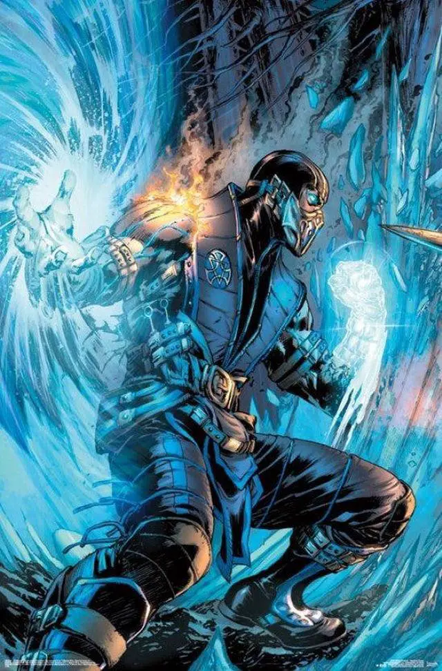 Main image of Mortal Kombat - Sub-Zero Comic Poster Print (22 x 34)