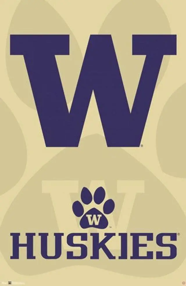 Main image of University of Washington - Logo 13 Poster Print (24 x 36)