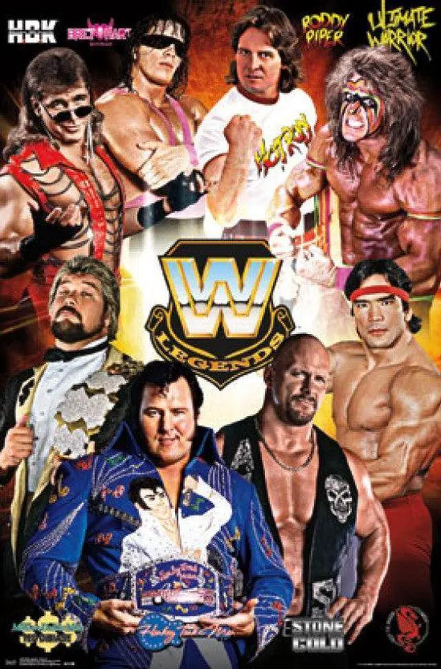 Main image of WWE Legends - Group 16 Poster Print (22 x 34)
