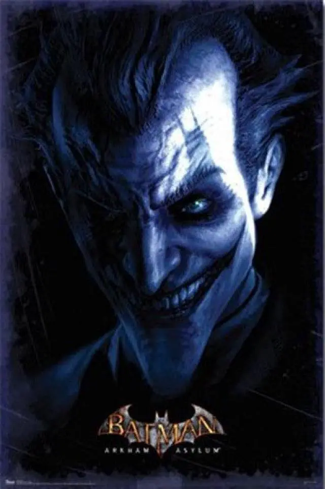 Main image of Batman Arkham Asylum - Joker Poster Print (24 x 36)