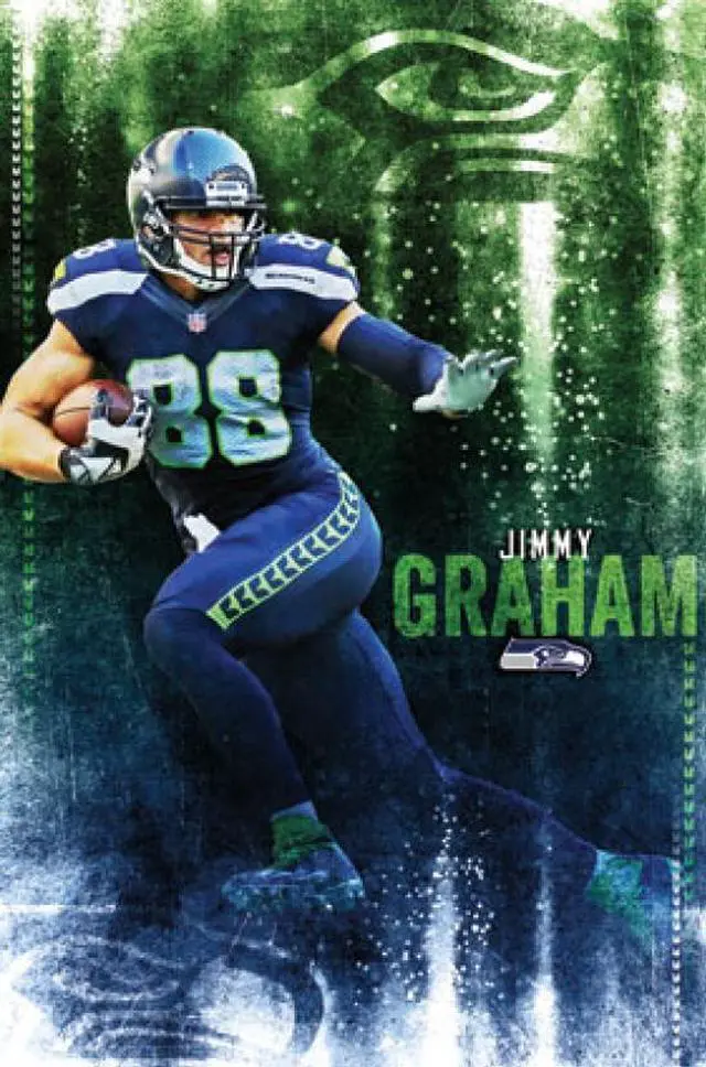 Main image of Seattle Seahawks - Jimmy Graham Poster Print (22 x 34)