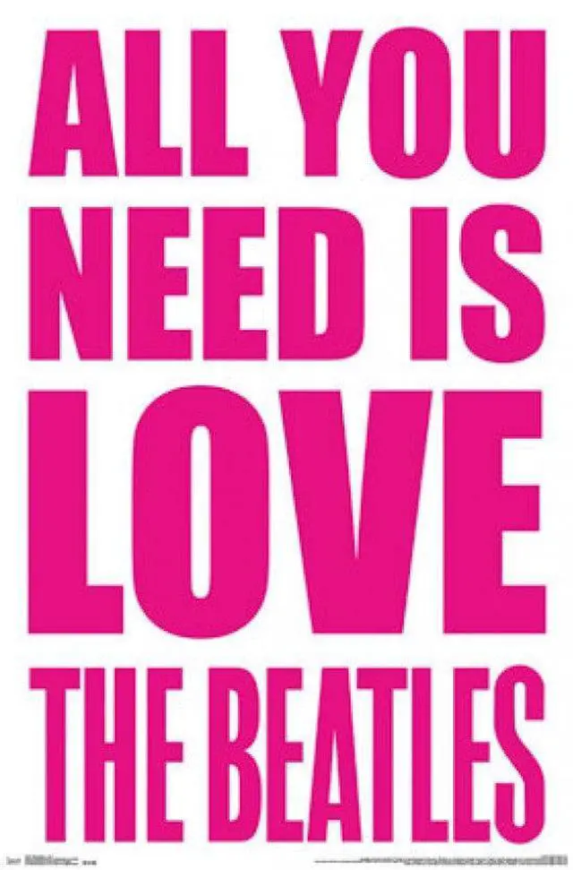 Main image of The Beatles - Love Poster Print (22 x 34)