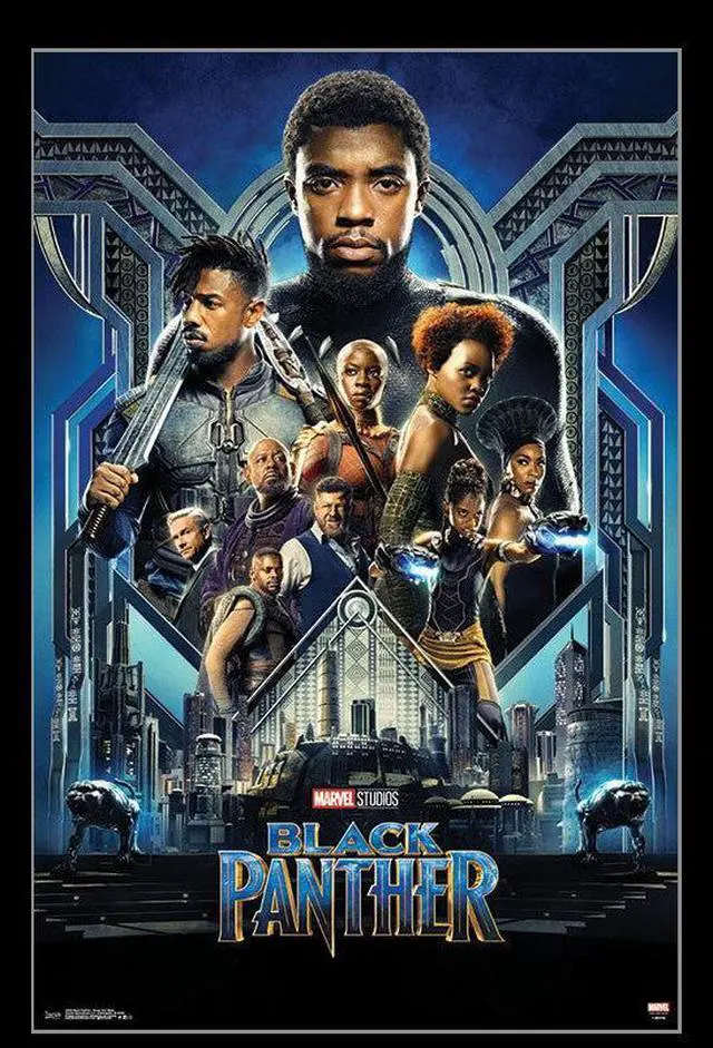 Main image of Black Panther - Group One Sheet Poster Print (22 x 34)