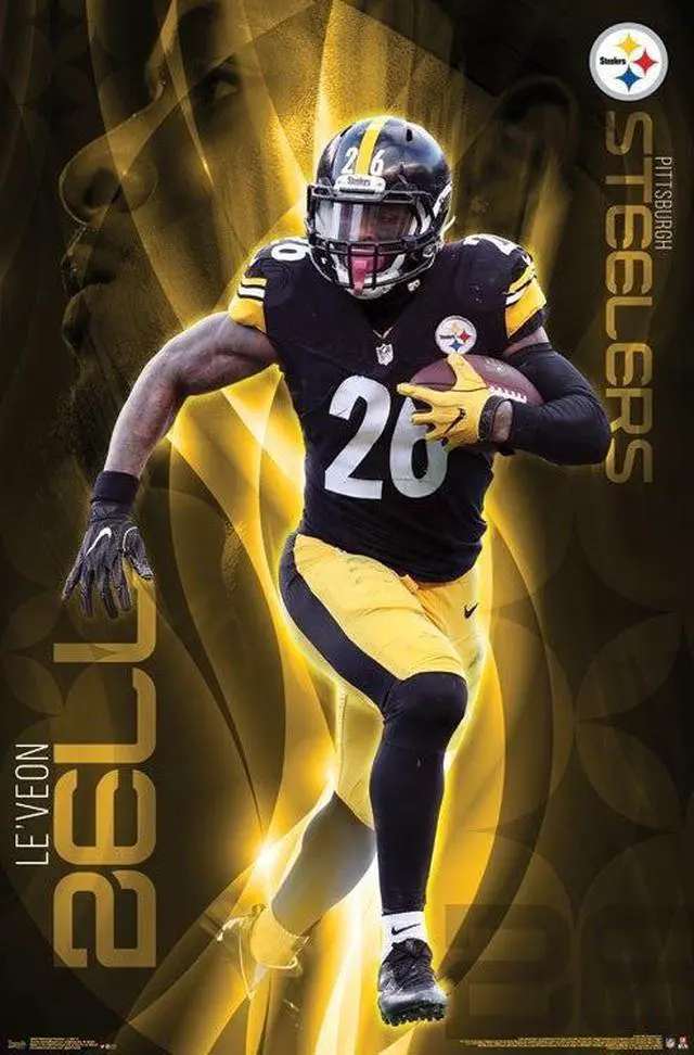 Main image of Pittsburgh Steelers - Le'veon Bell Poster Print (22 x 34)