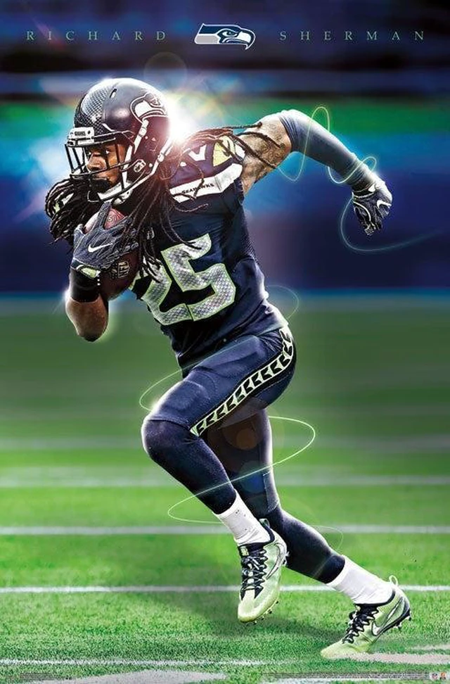 Main image of Seattle Seahawks - Richard Sherman Poster Print (22 x 34)