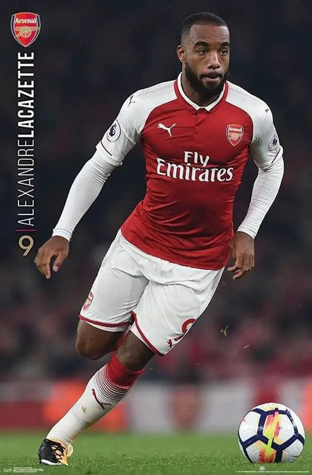 Main image of Arsenal - Alexandre Lacazette Poster Print (22 x 34)