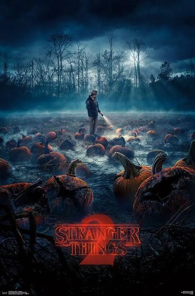 Main image of Stranger Things 2 - Pumpkins Poster Print (22 x 34)