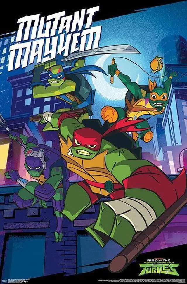 Main image of Rise Of The Teenage Mutant Ninja Turtles - Mayhem Poster Print (22 x 34)