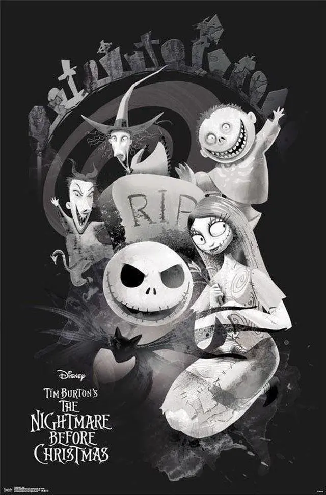 Main image of The Nightmare Before Christmas - Rip Poster Print (22 x 34)