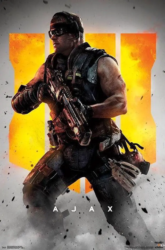 Main image of Call Of Duty Black Ops 4 - Ajax Key Art Poster Print (22 x 34)