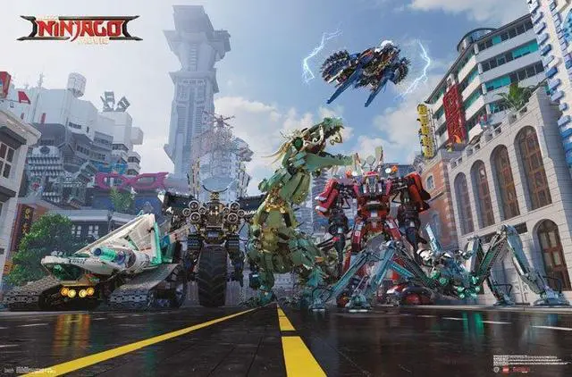 Main image of Lego Ninjago - Mech Poster Print (34 x 22)