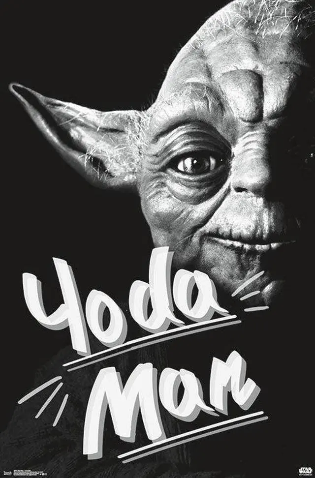 Main image of Star Wars - Yoda Man Poster Print (22 x 34)