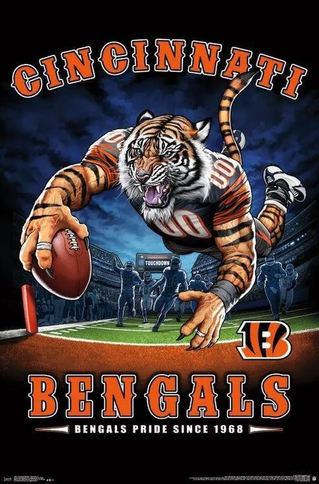 Main image of Cincinnati Bengals - End Zone Poster Print (22 x 34)
