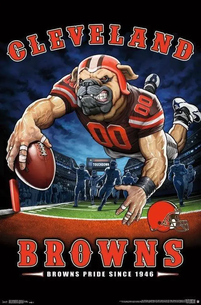 Main image of Cleveland Browns - End Zone Poster Print (22 x 34)