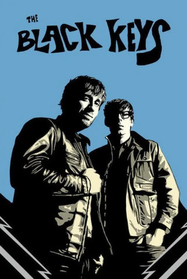 Main image of Black Keys Black & Blue Poster (24 x 36)