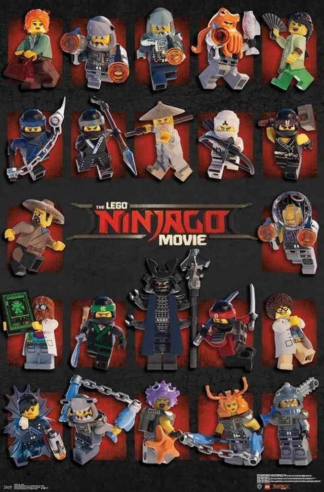 Main image of Lego Ninjago - Grid Poster Print (22 x 34)