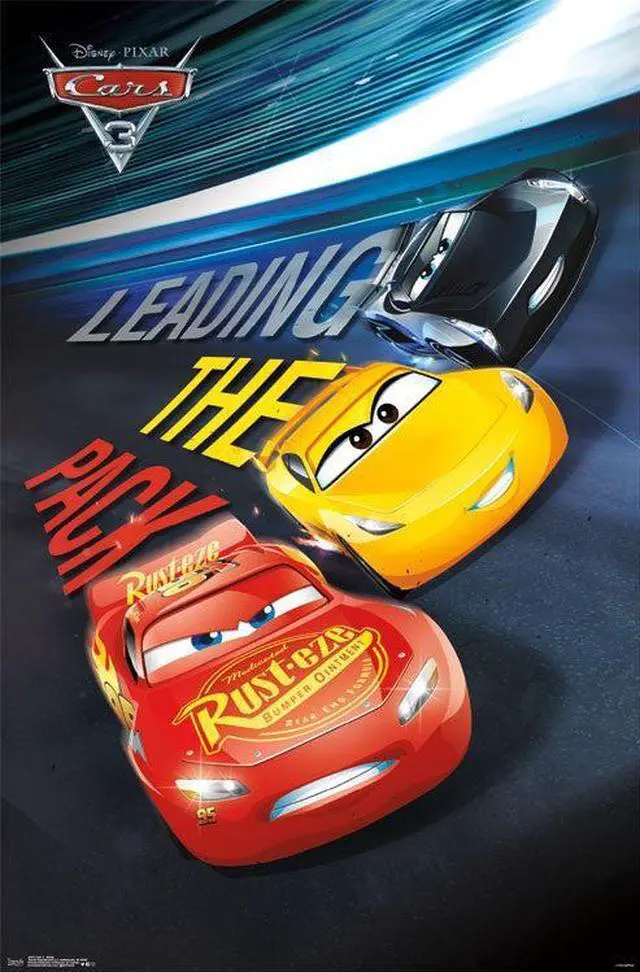 Main image of Cars 3 - Group Poster Print (22 x 34)