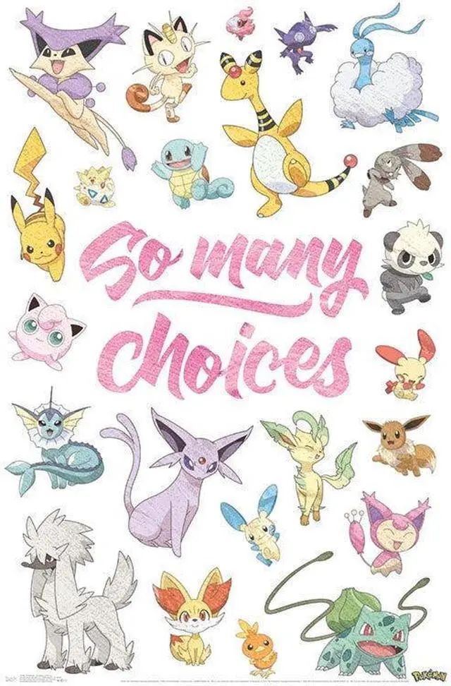 Main image of Pokemon - So Many Choices Poster Print (22 x 34)