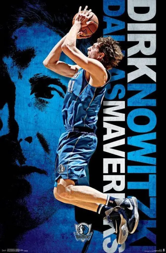 Main image of Dallas Mavericks - Dirk Nowitzki 16 Poster Print (22 x 34)
