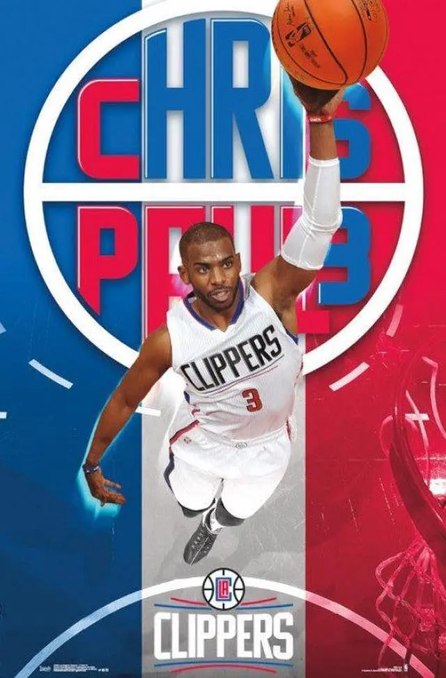 Main image of Los Angeles Clippers - Chris Paul 16 Poster Print (22 x 34)