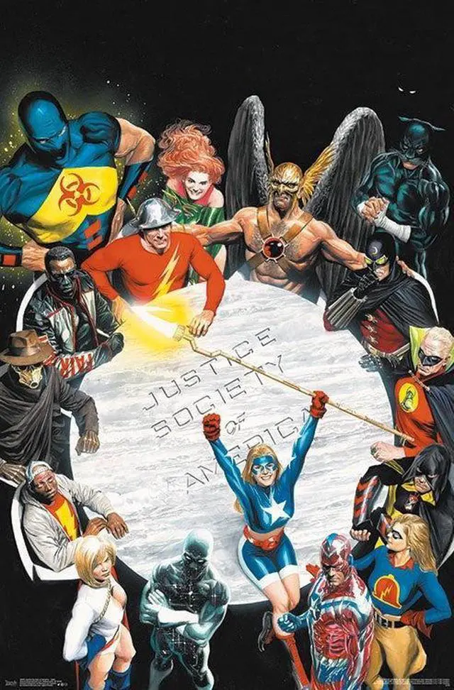 Main image of Justice Society Of America - Table Poster Print (22 x 34)