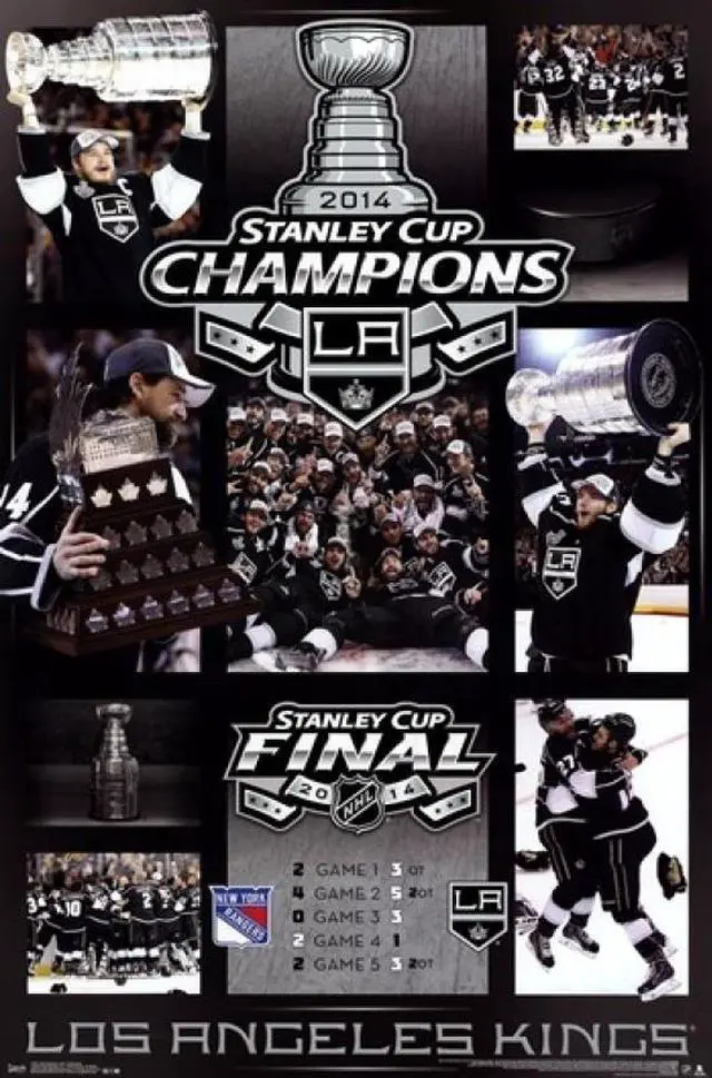 Main image of 2014 Los Angeles Kings Stanley Cup - Celebration Poster Print (22 x 34)