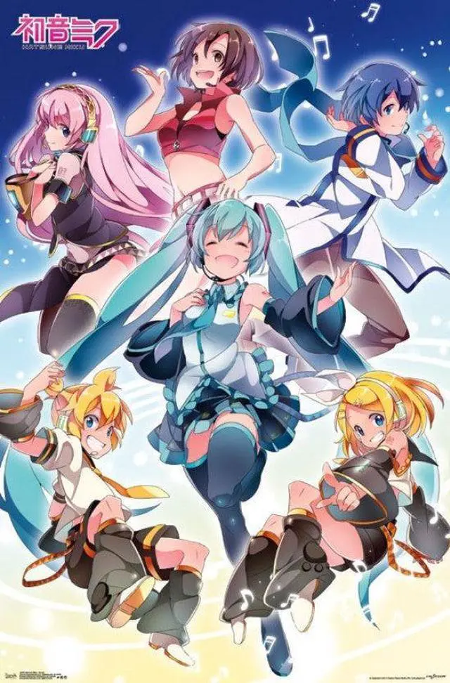 Main image of Hatsune Miku - Group Poster Print (22 x 34)