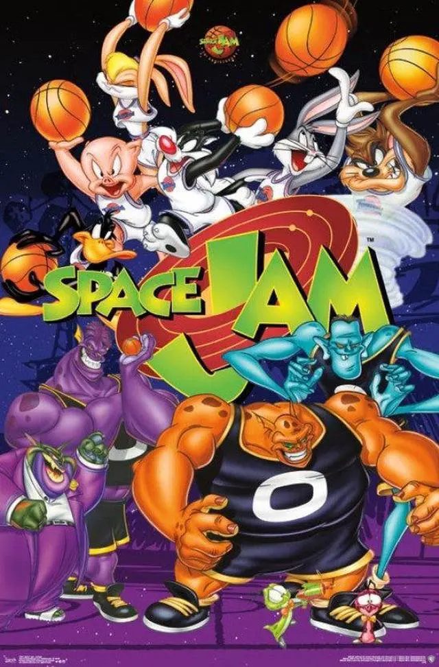 Main image of Space Jam - Collage Poster Print (22 x 34)