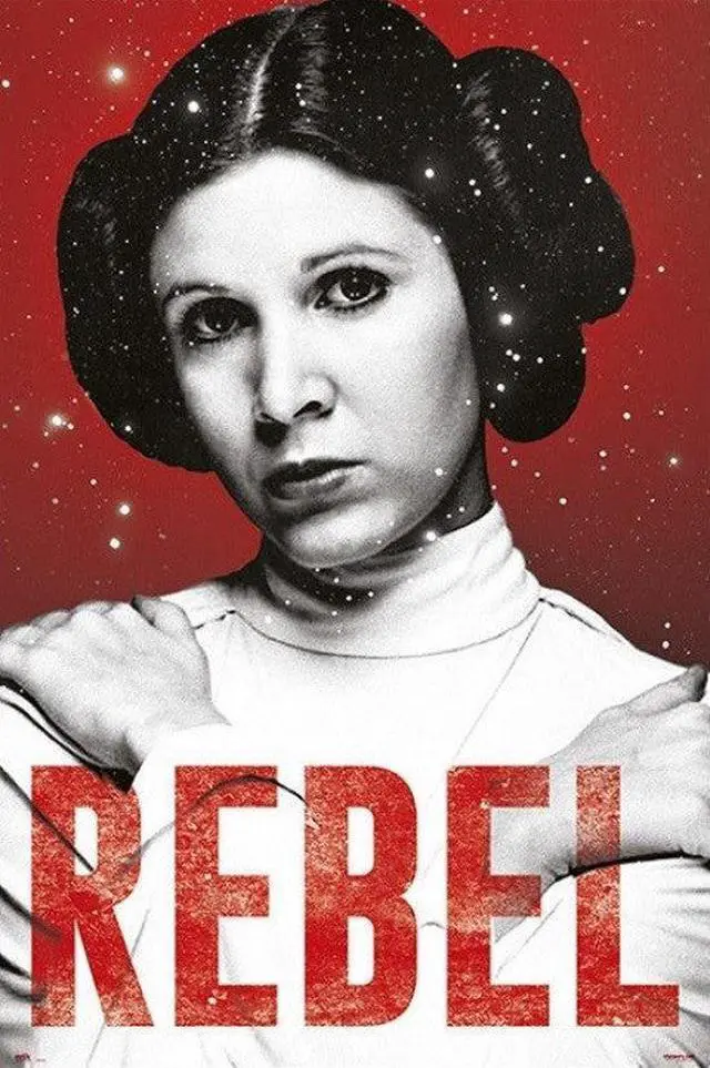 Main image of Star Wars Leia Rebel Poster Print (24 X 36)