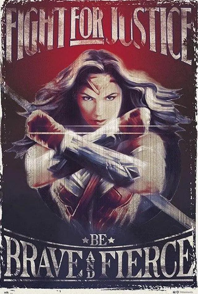 Main image of Wonder Woman - Fight Poster Print (22 x 34)