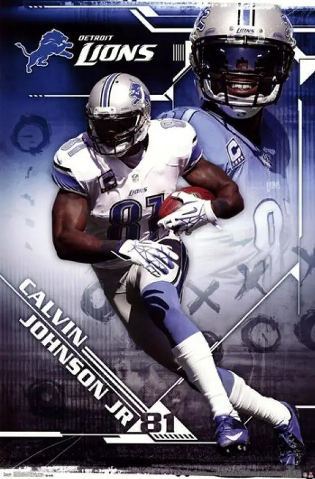 Main image of Detroit Lions - Calvin Johnson Jr 2013 Poster Print (22 x 34)