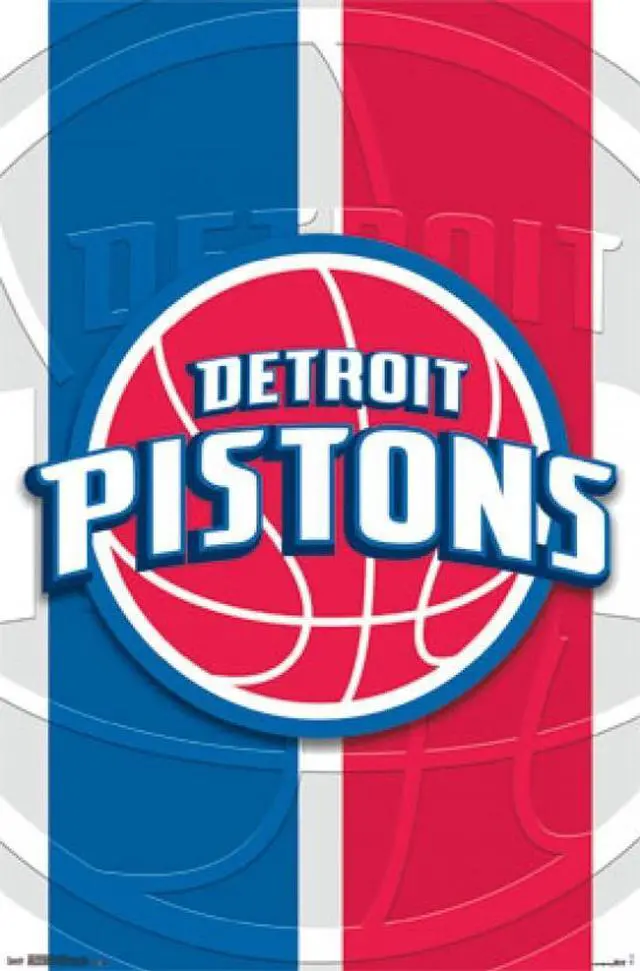 Main image of Detroit Pistons - Logo 2014 Poster Print (22 x 34)