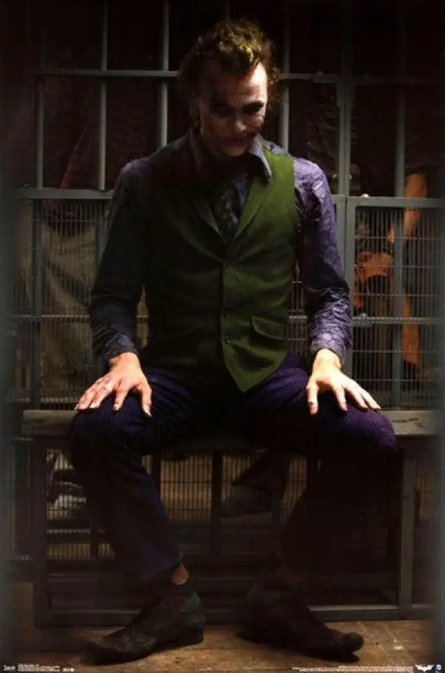 Main image of The Dark Knight - Joker Jail Poster Print (24 x 36)