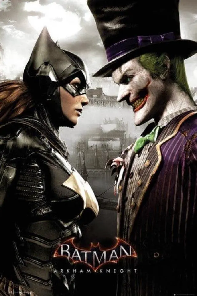 Main image of Batman Arkham Knight - Batgirl and Joker Poster (24 x 36)