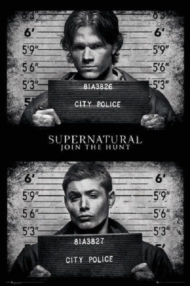 Main image of Supernatural - Mug Shots Poster Print (24 x 36)