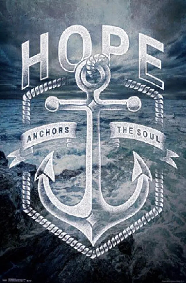 Main image of Hope Anchors Poster Print (22 x 34)