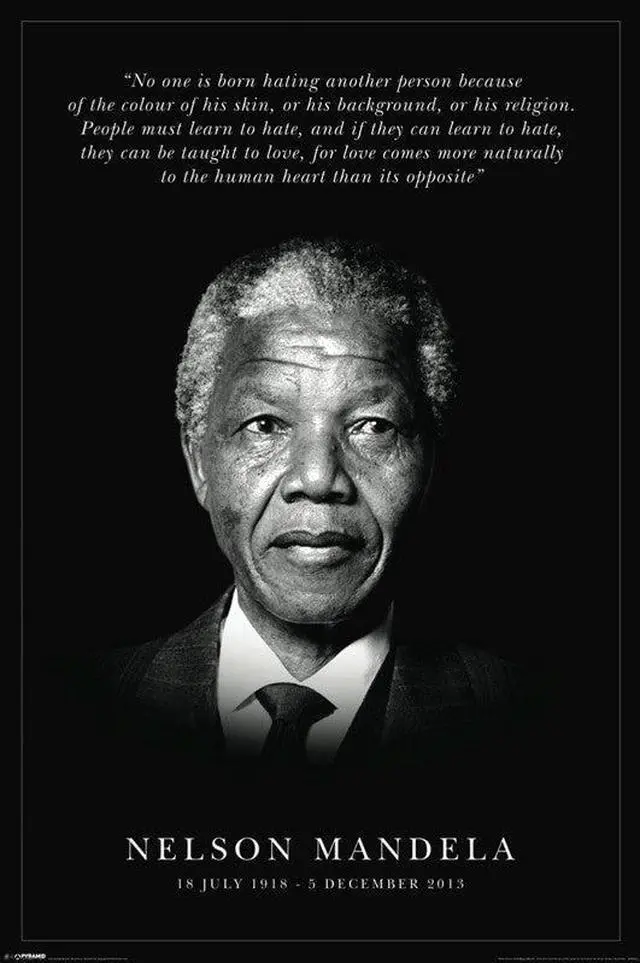 Main image of Nelson Mandela - Commemorative Poster (24 x 36)
